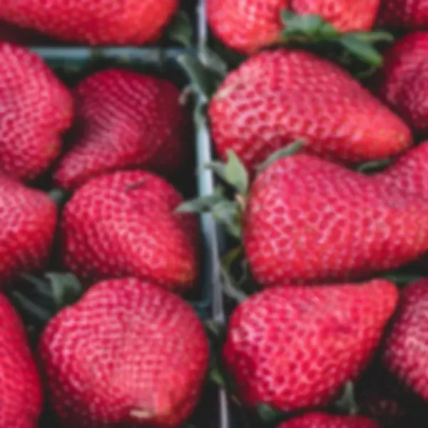 Blur applied to the strawberries photo