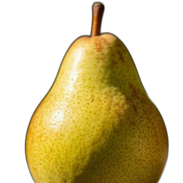 Pear with the background removed